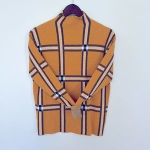 Gorgeous gold Tahari mock sweater.